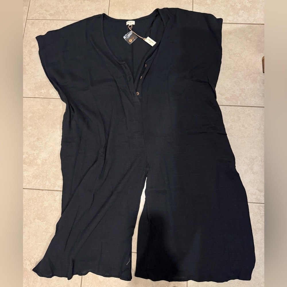 100% Cotton Black Women's Jumpsuit